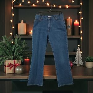 LEVI'S 512 WOMEN'S FLARE BLUE JEANS 14M PERFECTLY SLIMMING